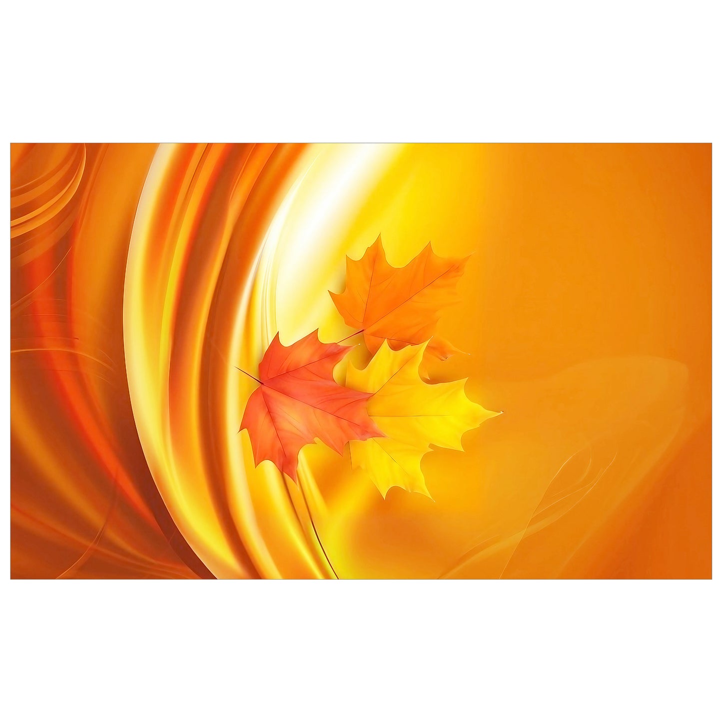 Autumn Wave Rectangle Tablecloth