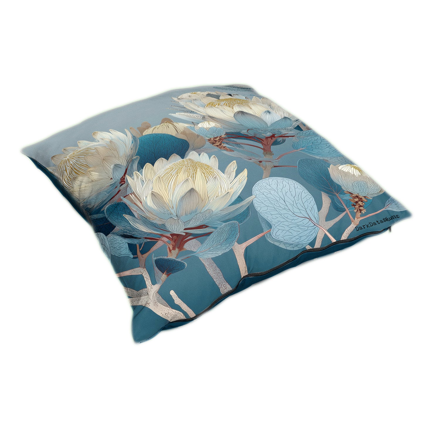 Azure Bloom Luxury Scatter by Wikus Schalkwyk