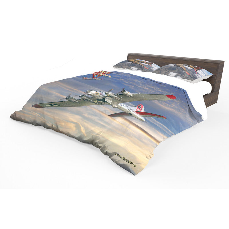 B 7 Special Delivery Duvet Cover Set by Larry Grossman
