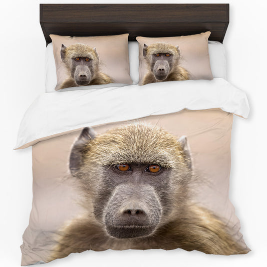 Baboon Portrait Duvet Cover Set By Fanie Heymans