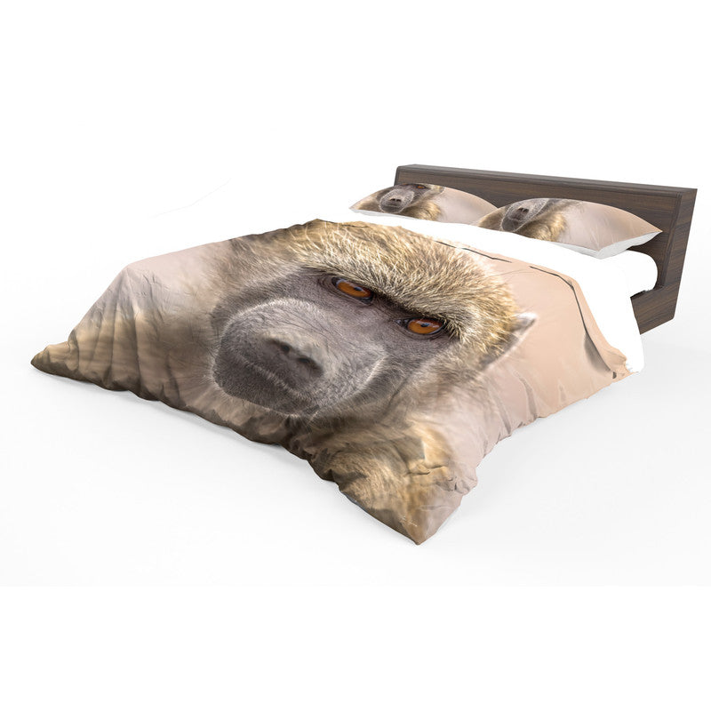 Baboon Portrait Duvet Cover Set By Fanie Heymans