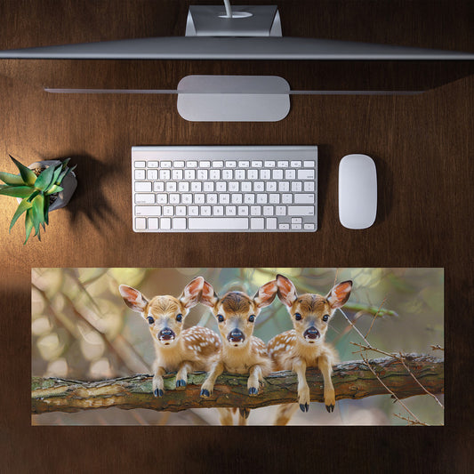 Baby Deer Large Desk Pad