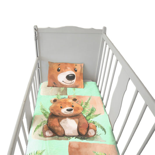 Baby Grisly Bear Cot Set