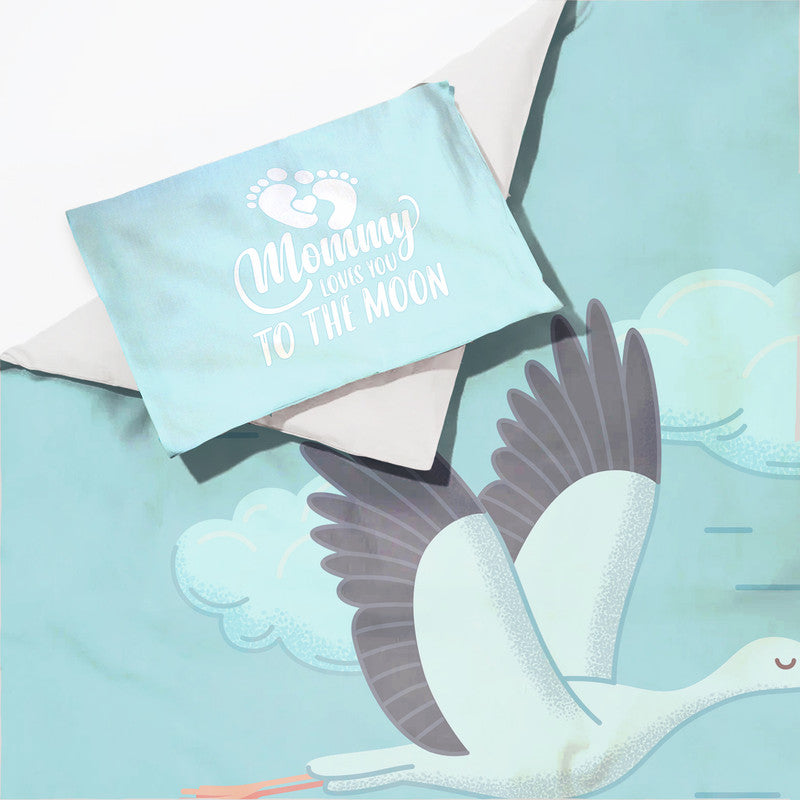 Baby Stork Cot Set