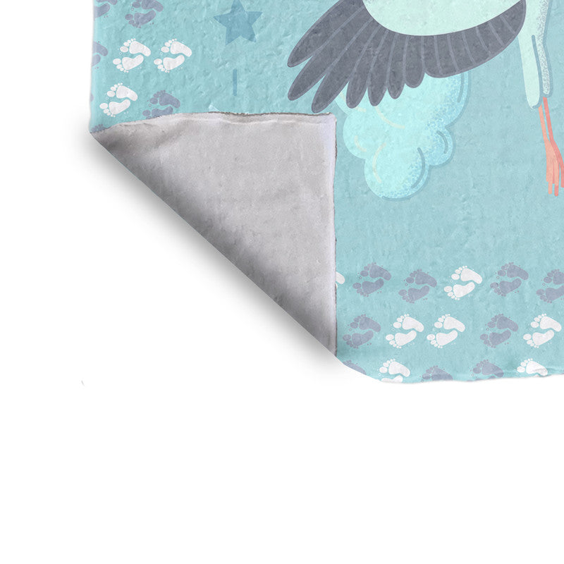 Baby Stork Minky Blanket