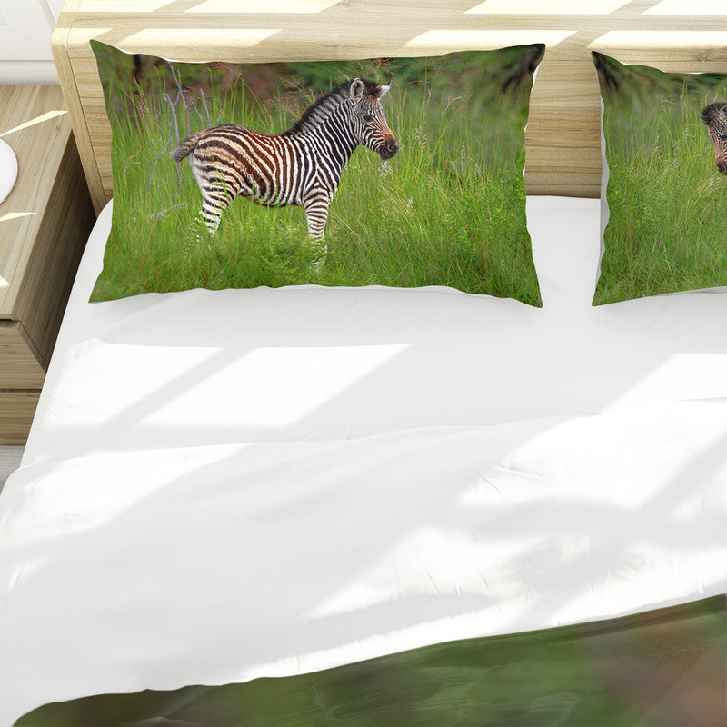 Baby Zebra Duvet Cover Set by Fanie Heymans