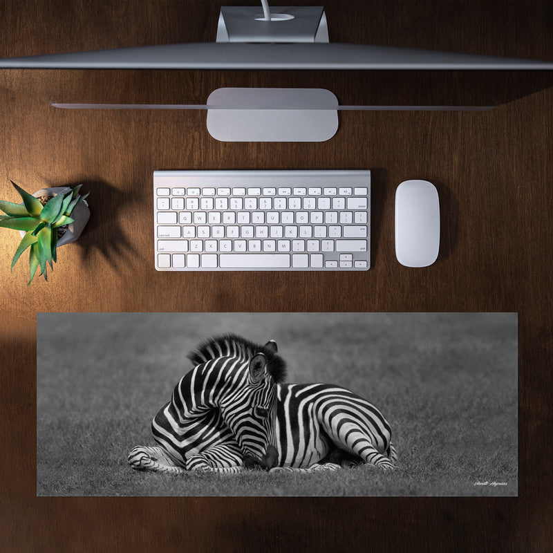Baby Zebra Resting Desk Pad by Annette Heymans