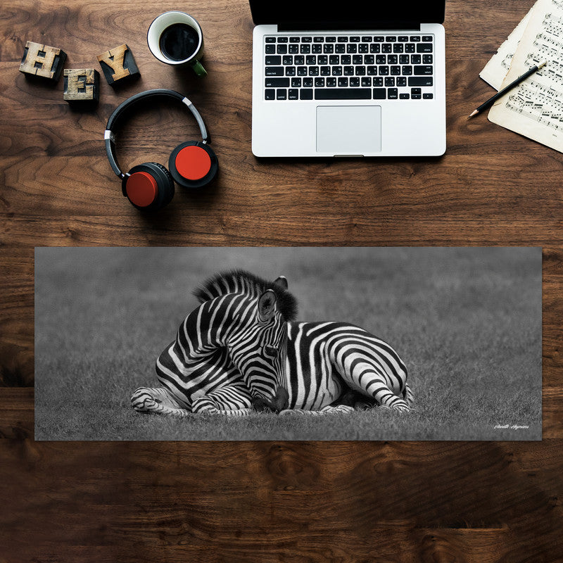 Baby Zebra Resting Desk Pad by Annette Heymans