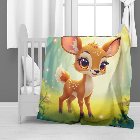 Baby Bamby Deer Minky Blanket