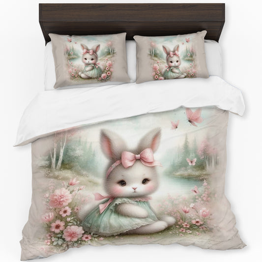 Baby Bunny Kids Duvet Cover Set
