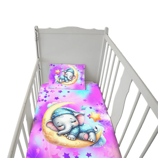 Baby Elephant Dreams Cot Set