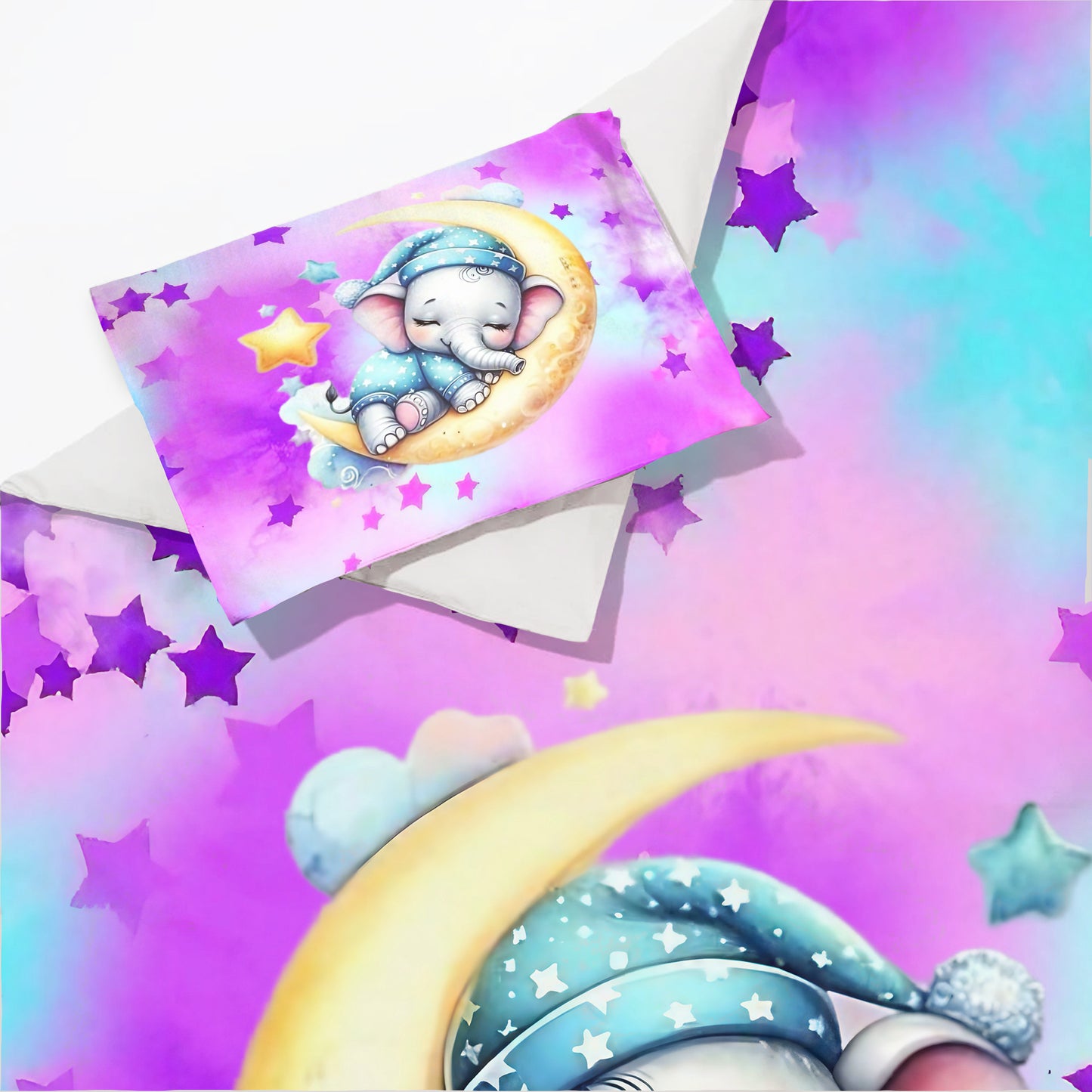 Baby Elephant Dreams Cot Set