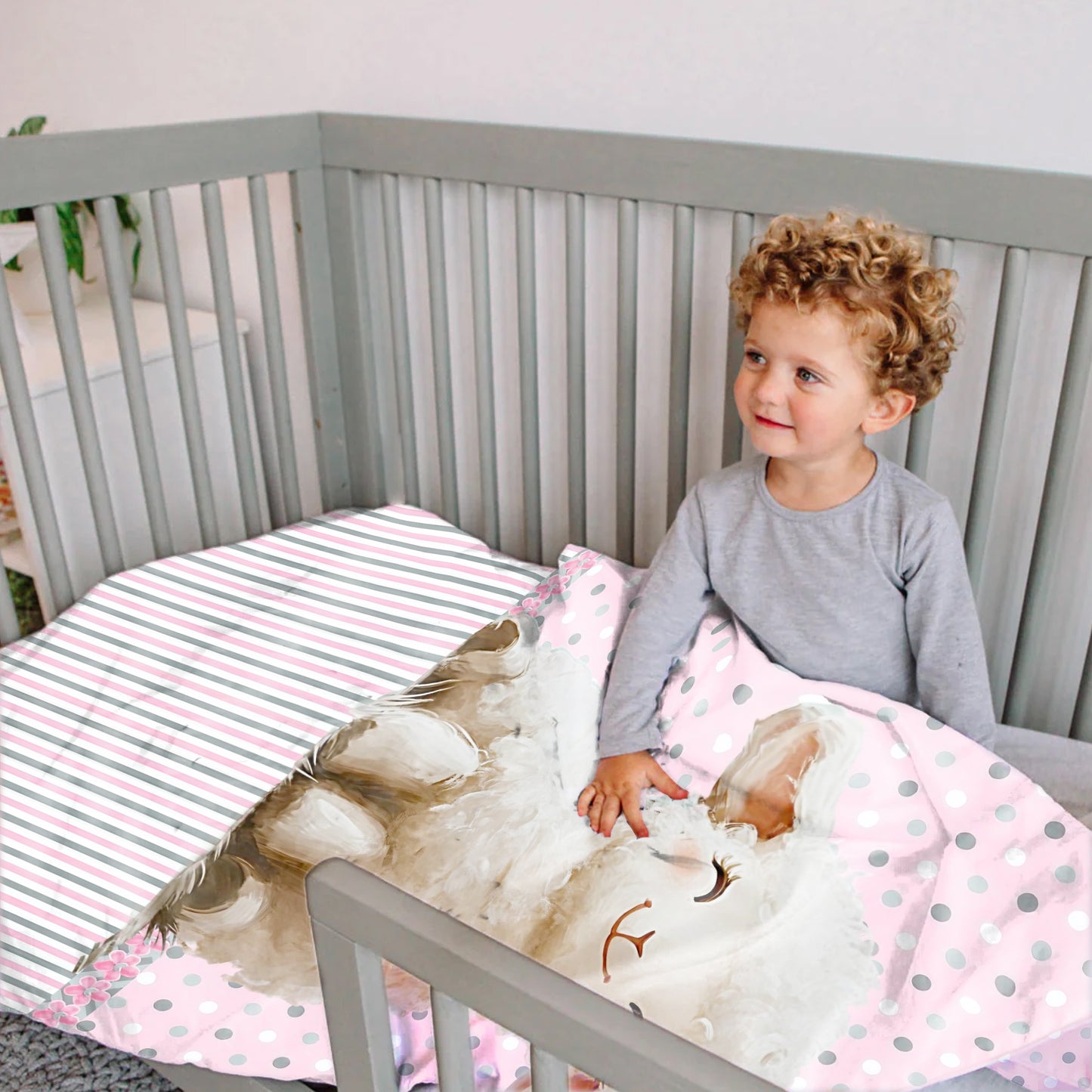 Baby Lamb Cot Set