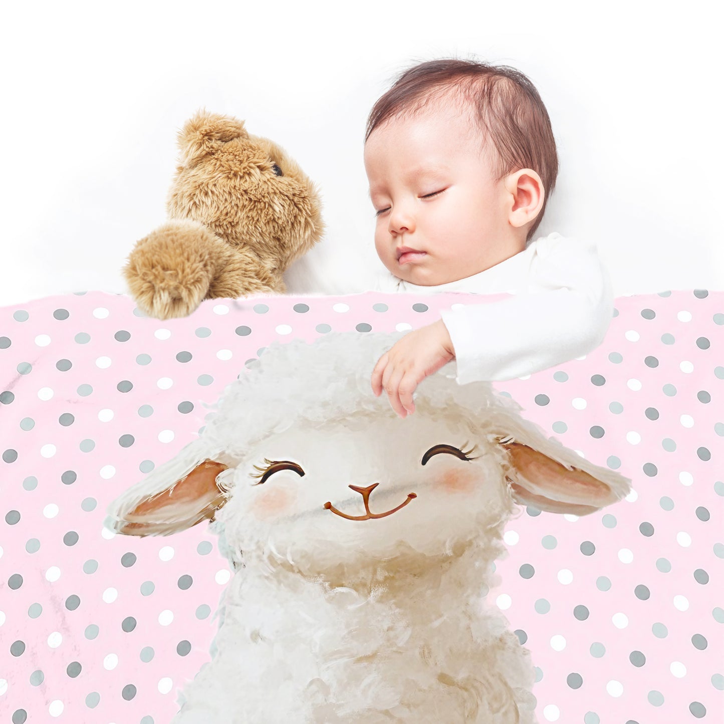 Baby Lamb Minky Blanket