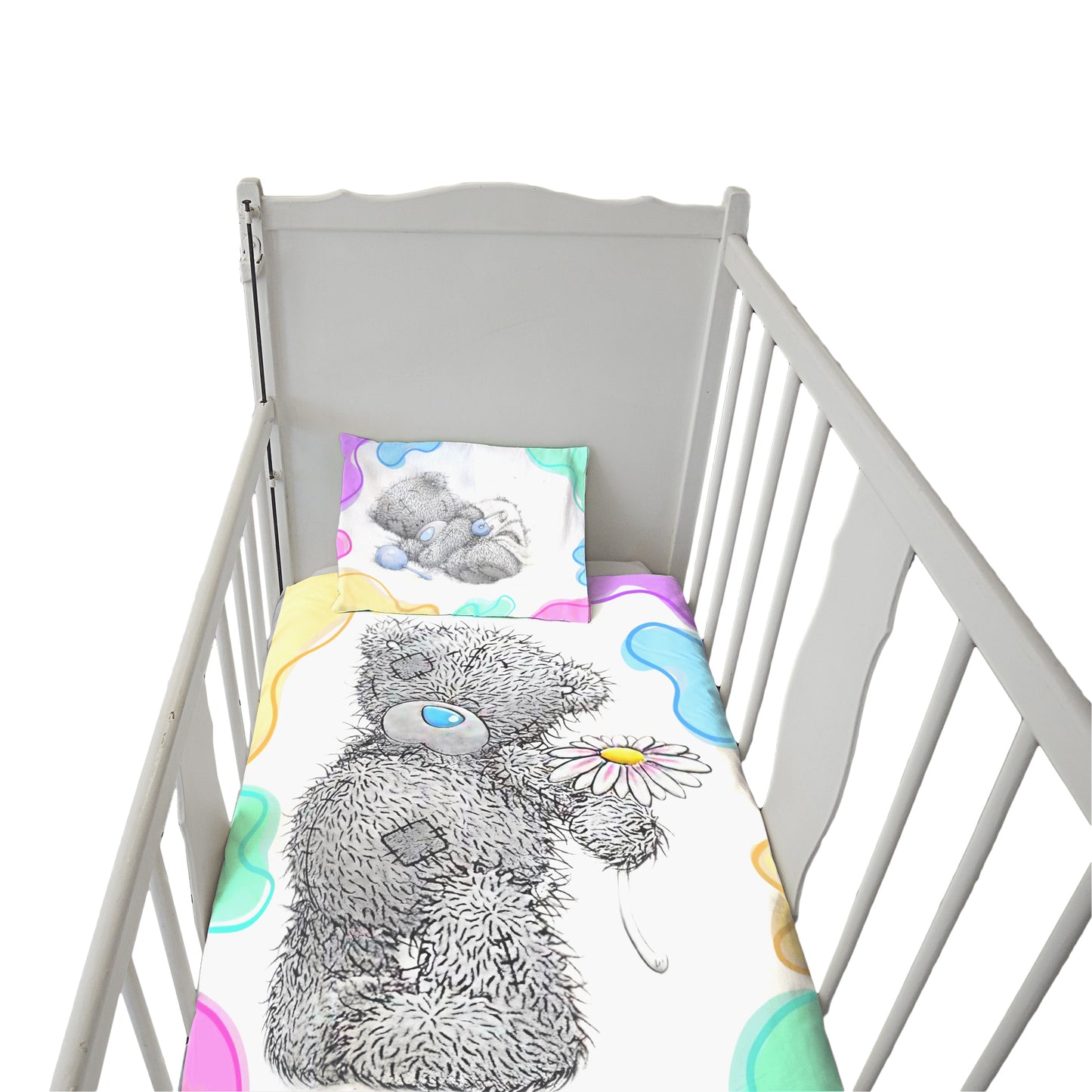 Baby Puff Bear Cot Set