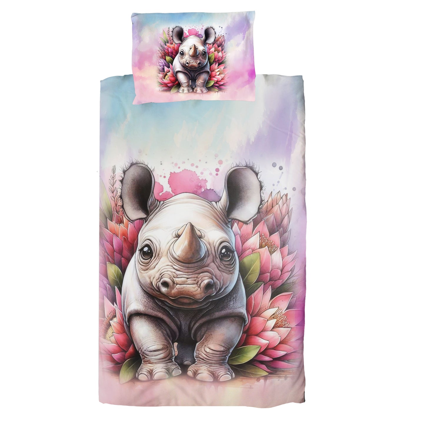 Baby Rhino Cot Duvet Set