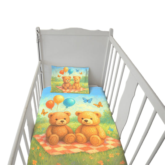 Baby Teddy Bear Picnic Cot Set by Nathan Pieterse