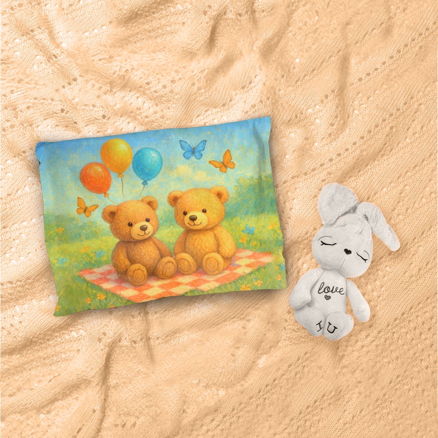 Baby Teddy Bear Picnic Cot Set by Nathan Pieterse