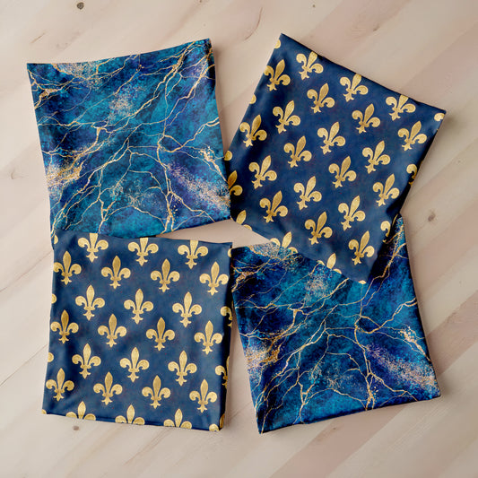 Back To Blue Luxury Scatter Covers (Set of 4