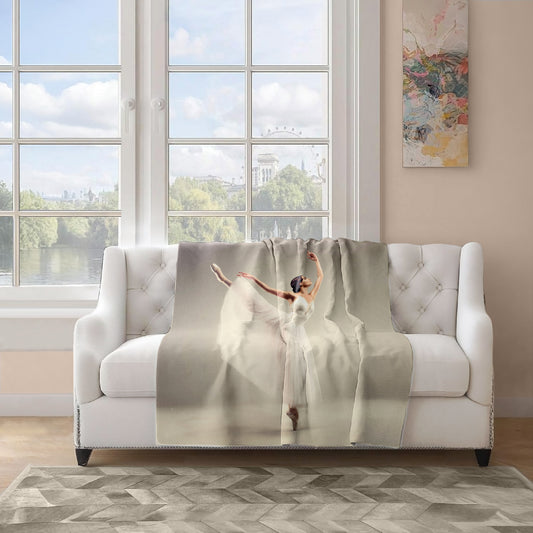 Ballerina Light Weight Fleece Blanket