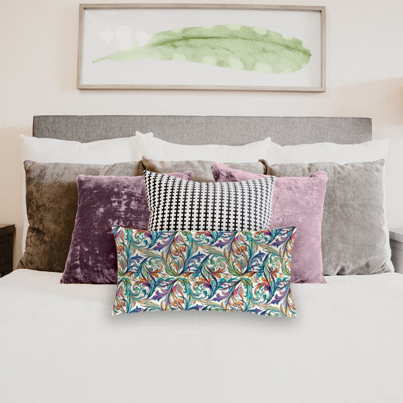 Beautiful Leaves Oblong Luxury Scatter