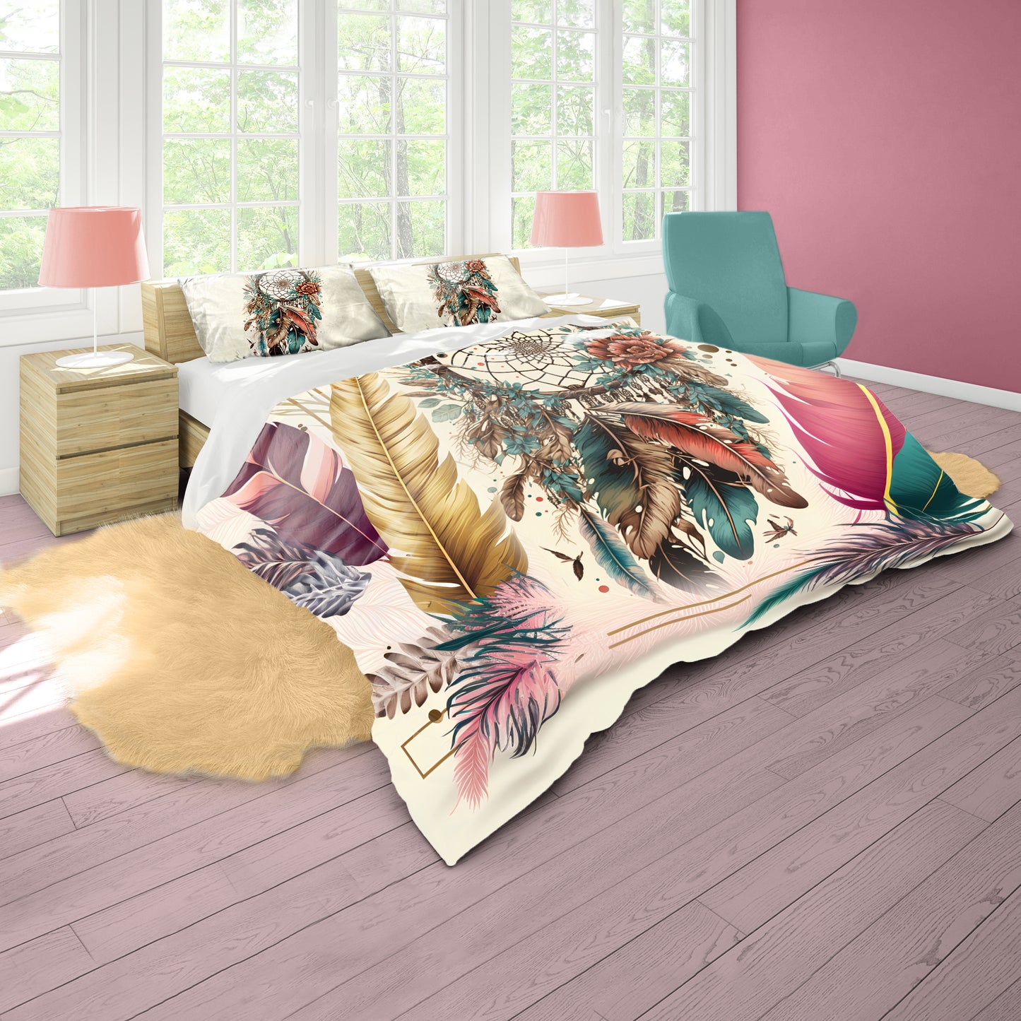 Beautiful Boho Duvet Cover Set