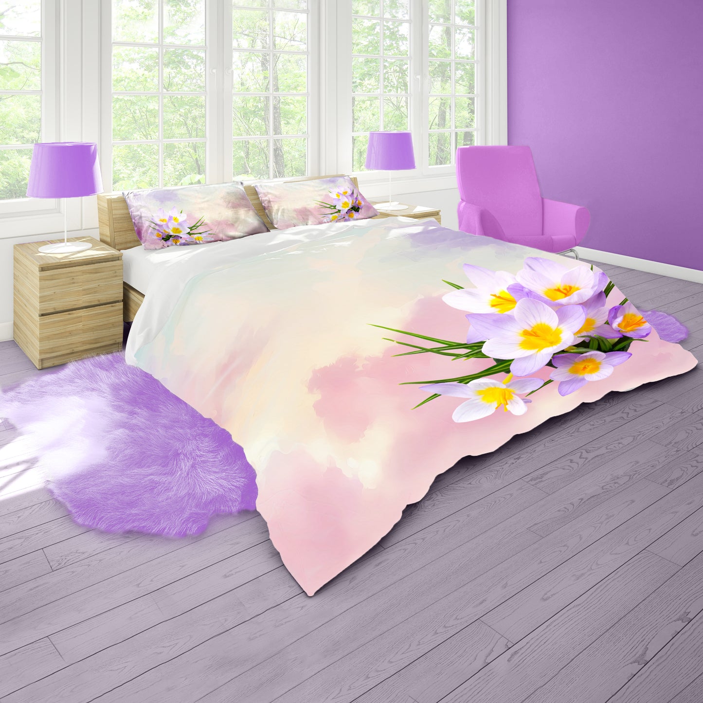 Beautiful Clouds Duvet Cover Set