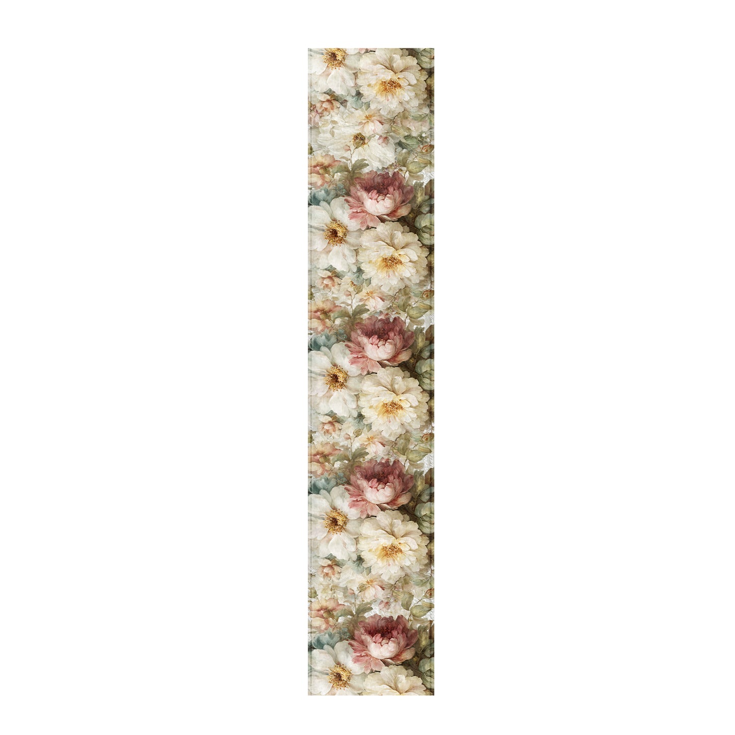 Beautiful Painted Flowers Table Runner by Mark van Vuuren