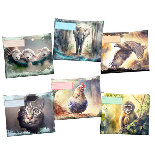 Bedtime Stories Subject Savvy Book Bags Set of 6