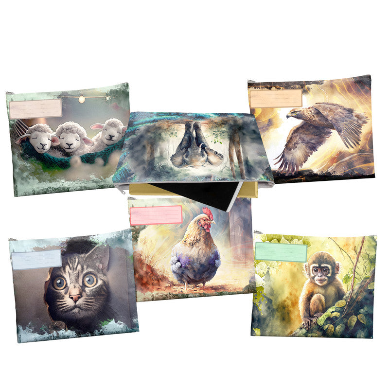 Bedtime Stories Subject Savvy Book Bags Set of 6