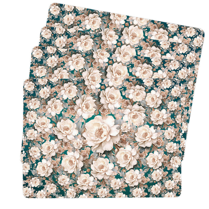Beige Blossoms Placemats By Mark Van Vuuren
