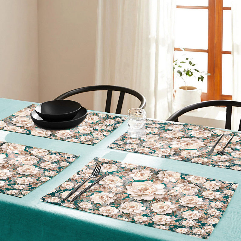 Beige Blossoms Placemats By Mark Van Vuuren