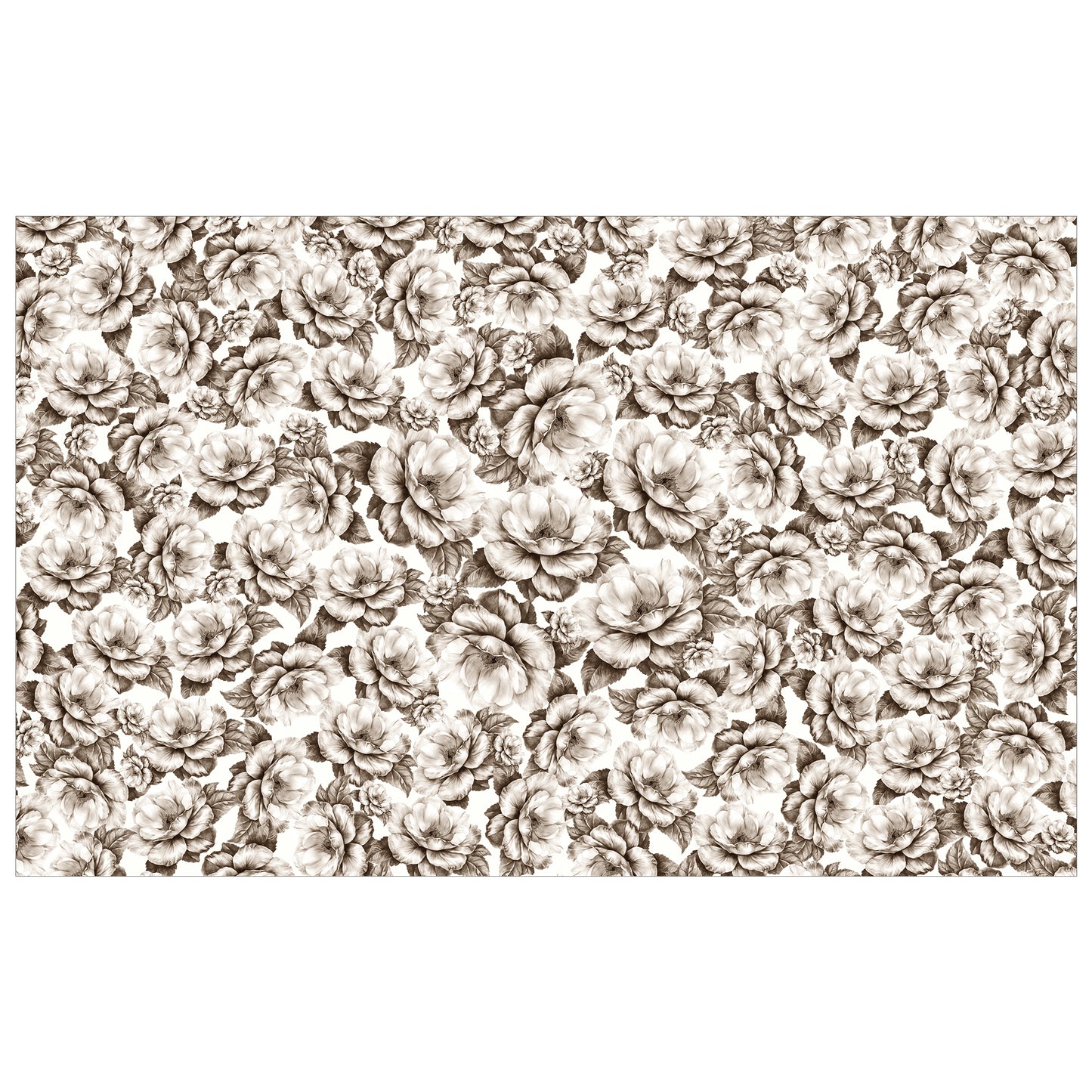 Beige Bloom Rectangle Tablecloth By Mark Van Vuuren