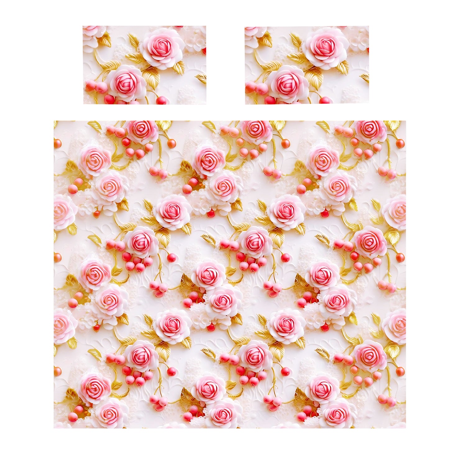 Berries In Bloom Duvet Cover Set