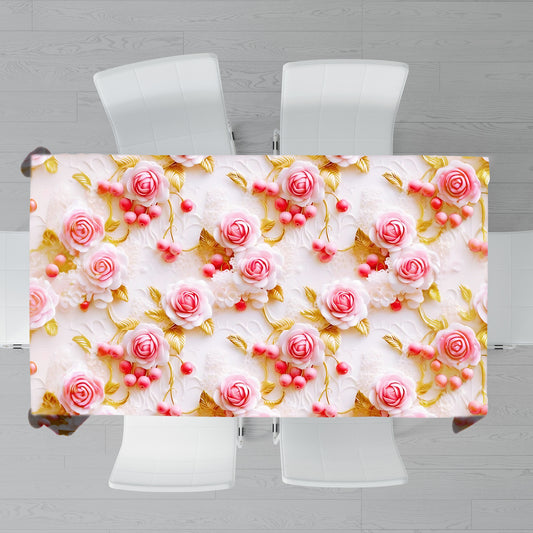 Berries In Bloom Rectangle Tablecloth