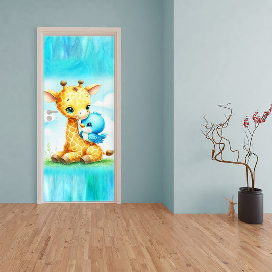 Best Friends Door Decoupage