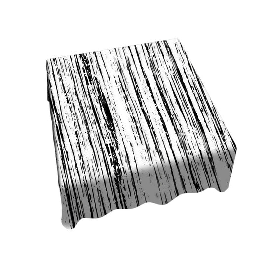 Black And White Texture Square Tablecloth