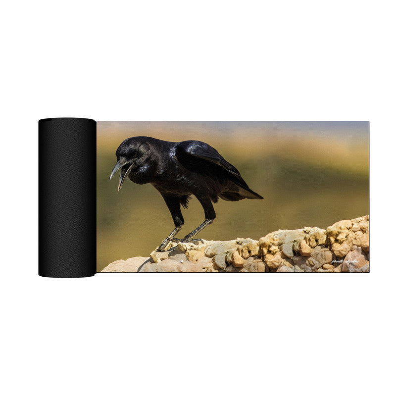 Black Crow Desk Pad by Annette Heymans