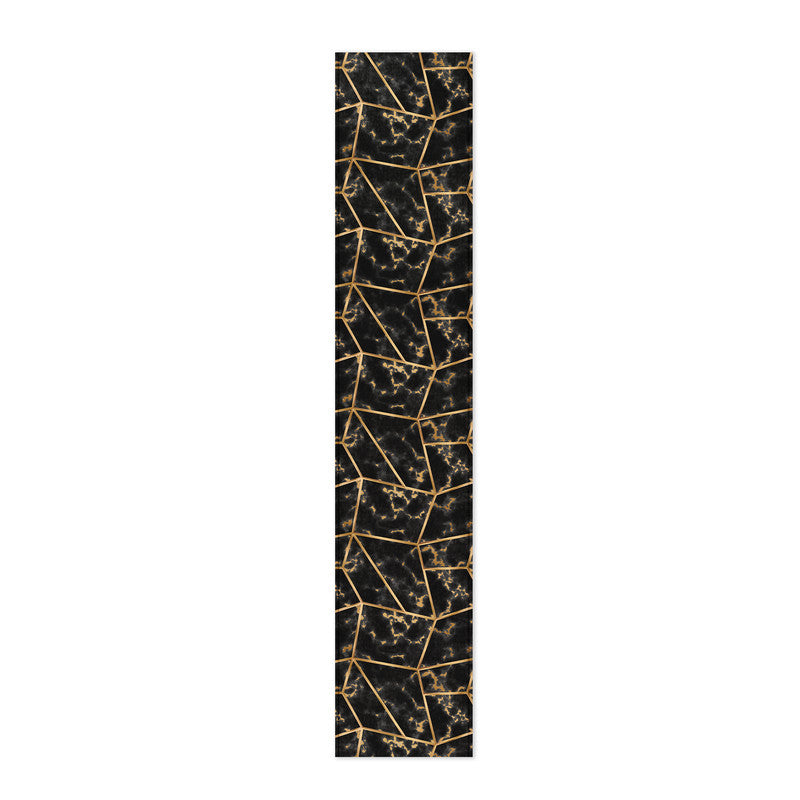 Black Marble Table Runner