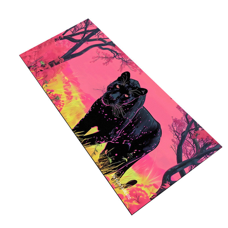 Black Panther Large Desk Pad by Wikus Schalkwyk