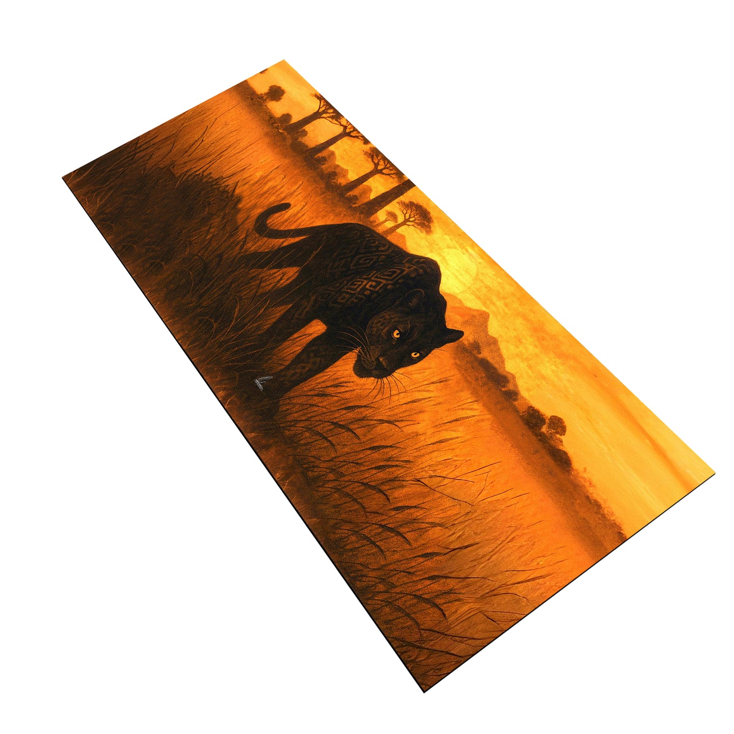 Black Panther at Sunset Desk Pad by Nathan Pieterse