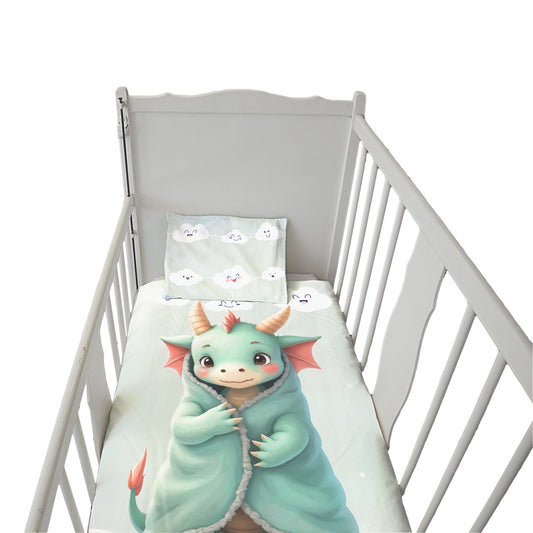 Blanket Dragon Cot Set