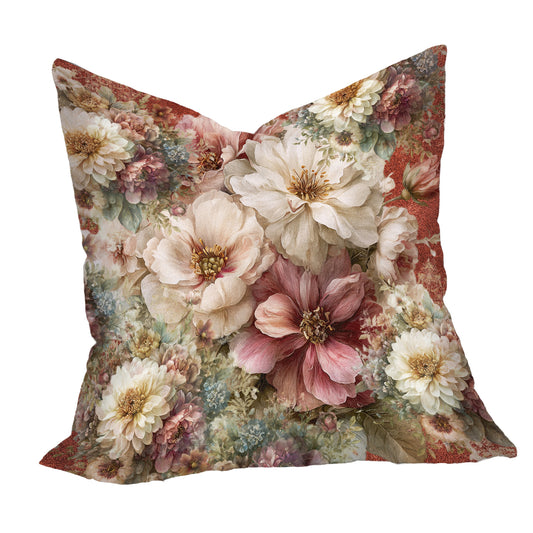 Bloom Of Vintage Floral Luxury Scatter by Mark van Vuuren