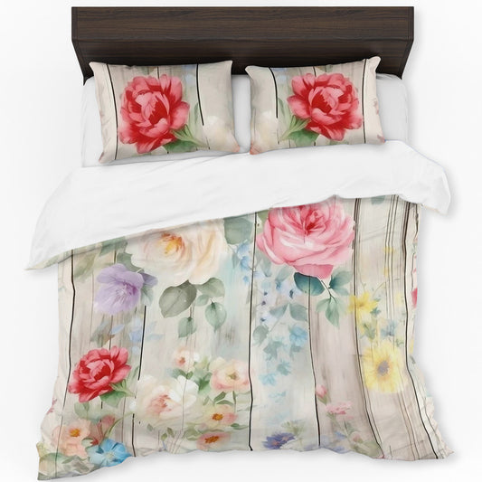 Blooming Abstract Duvet Cover Set