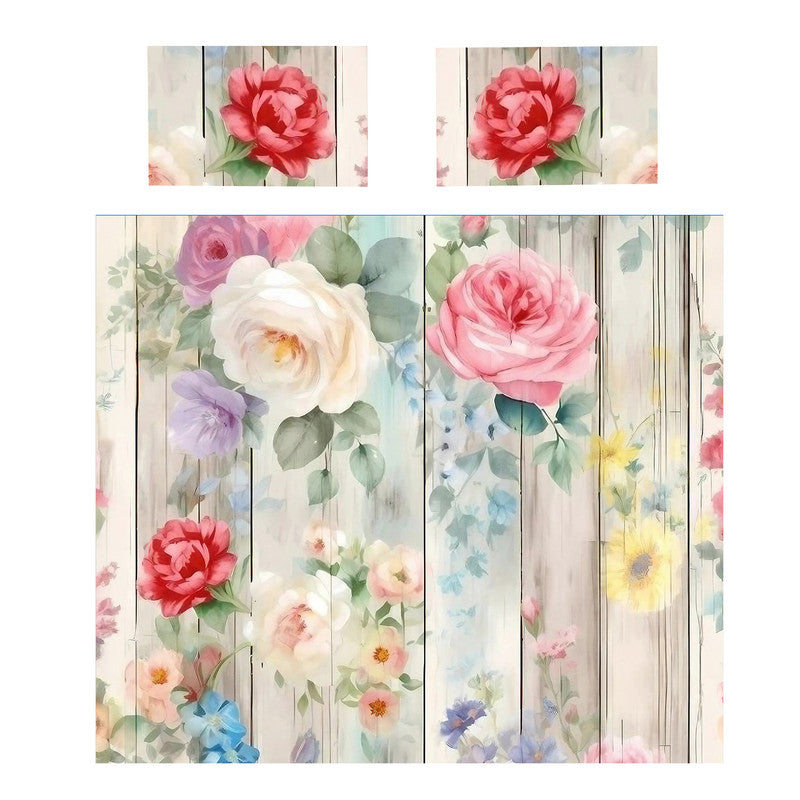 Blooming Abstract Duvet Cover Set