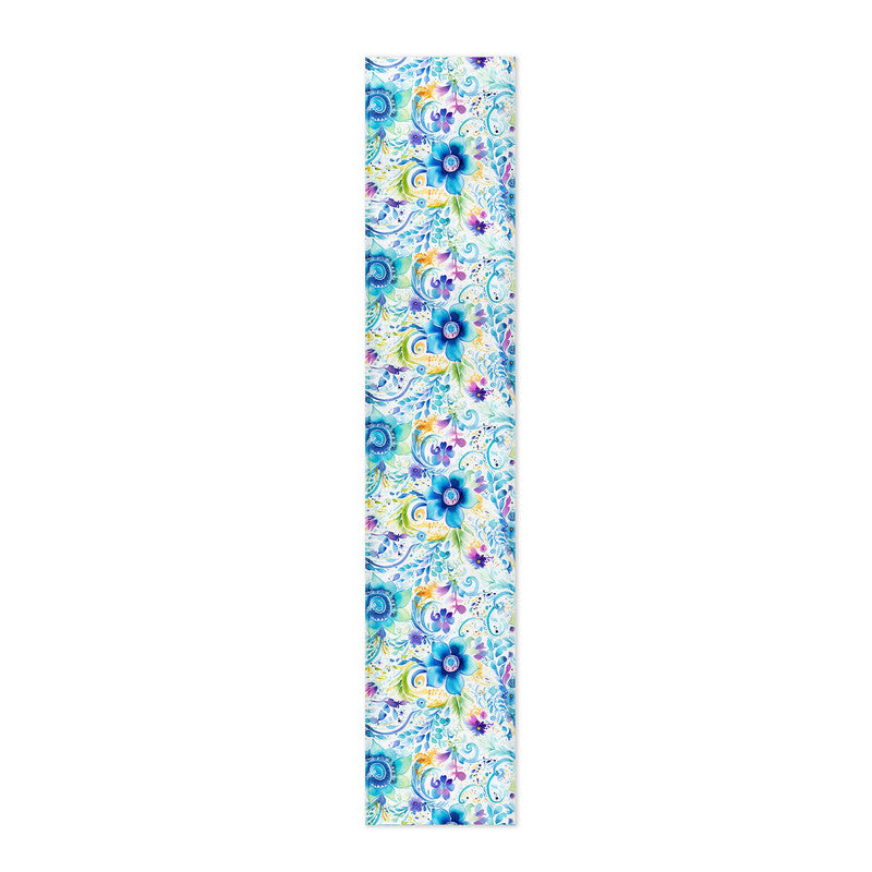 Blooming Blue Table Runner