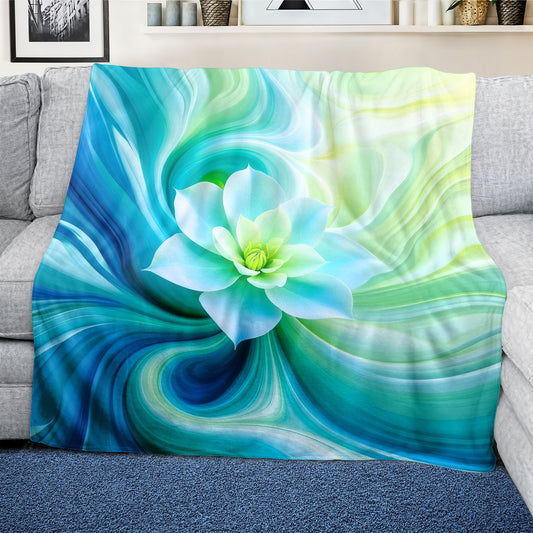Blooming Breeze Light Weight Fleece Blanket
