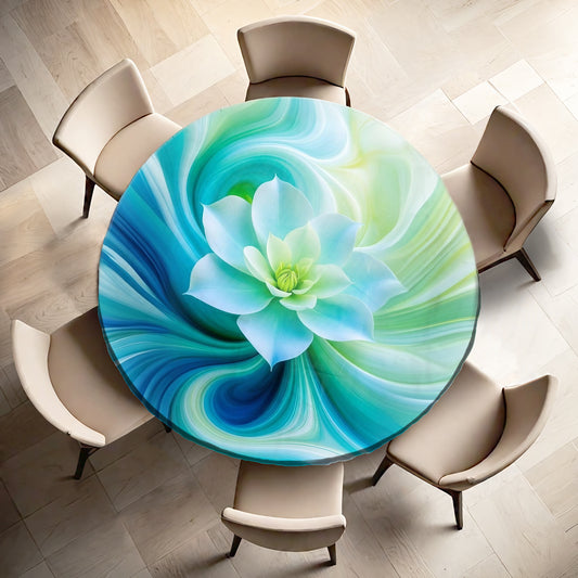 Blooming Breeze Round Tablecloth