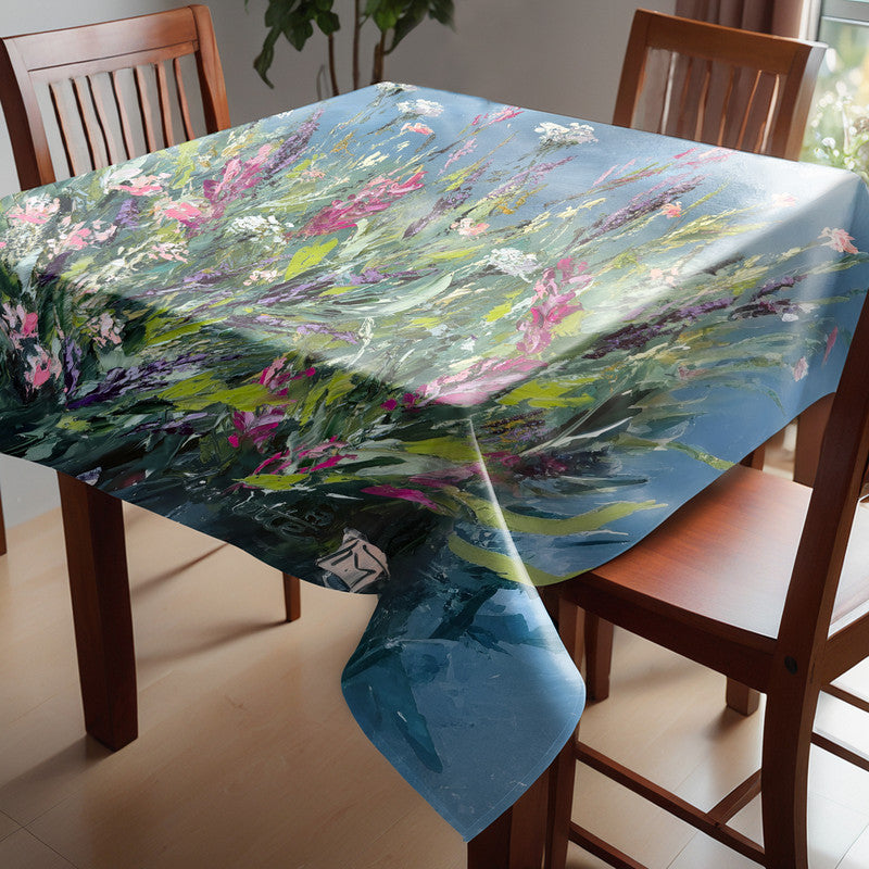 Blossom Haven Square Tablecloth by Juanette Menderoi