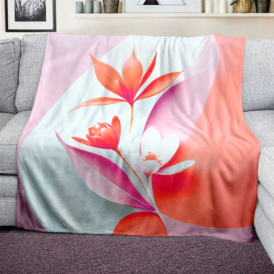 Blossom Breeze Light Weight Fleece Blanket